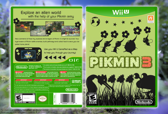 Pikmin 3 box art cover