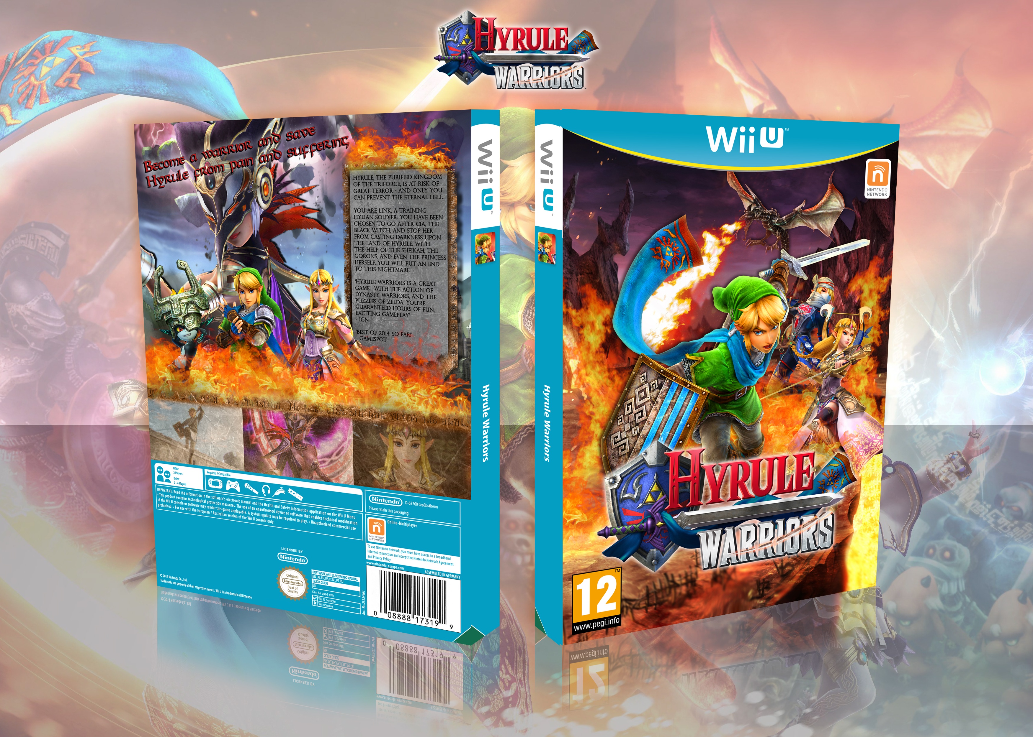 Hyrule Warriors box cover