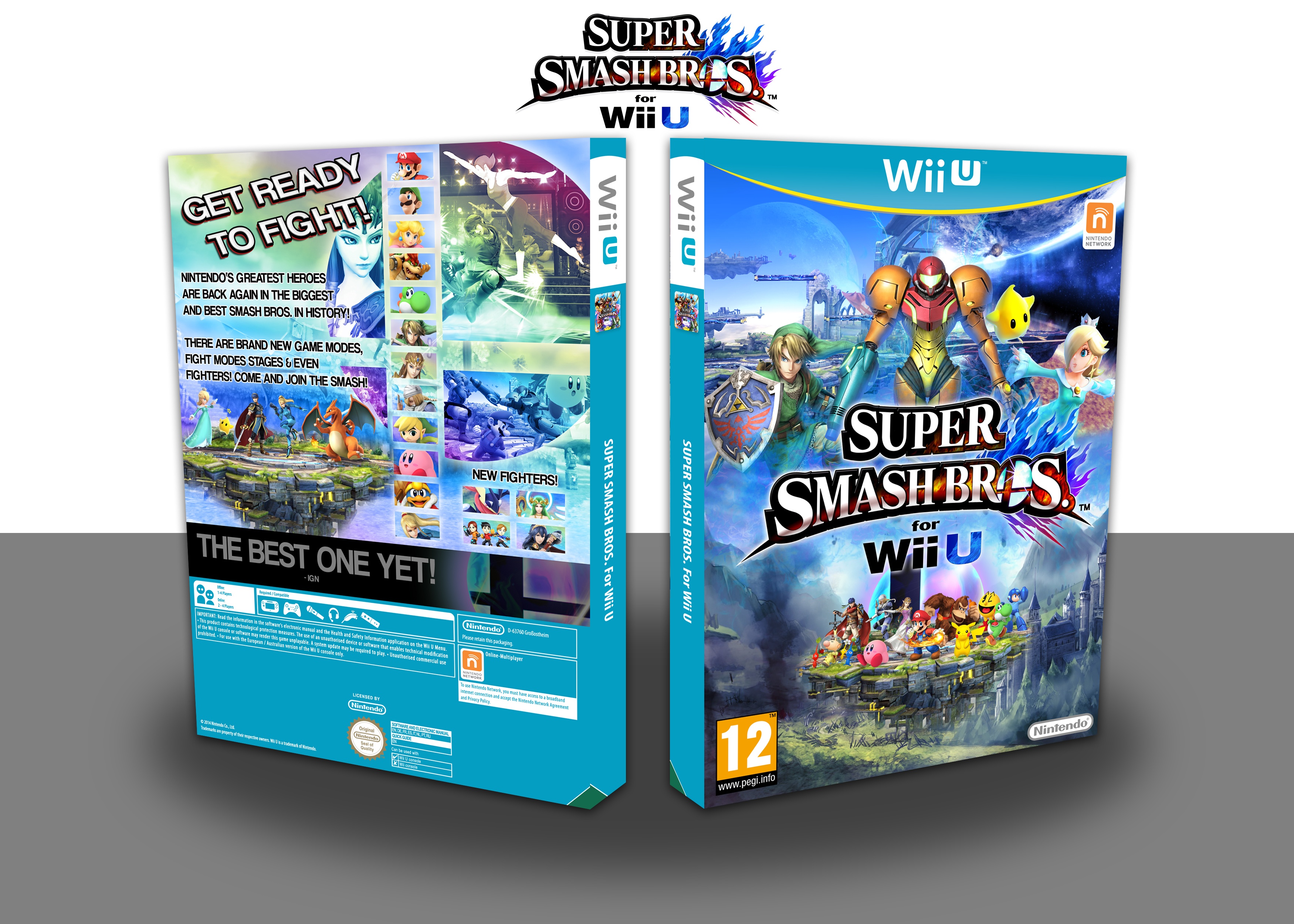 Super Smash Bros. for Wii U box cover