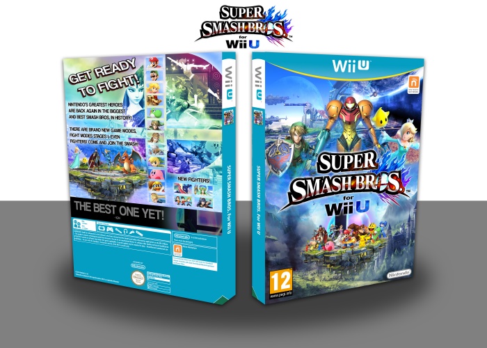 Super Smash Bros. for Wii U box art cover