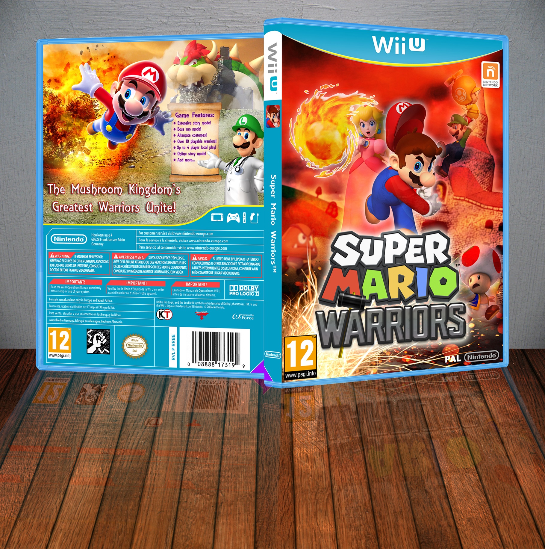 Super Mario Warriors box cover
