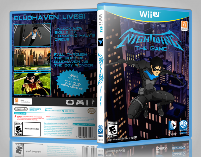 Nightwing - The Game box art cover