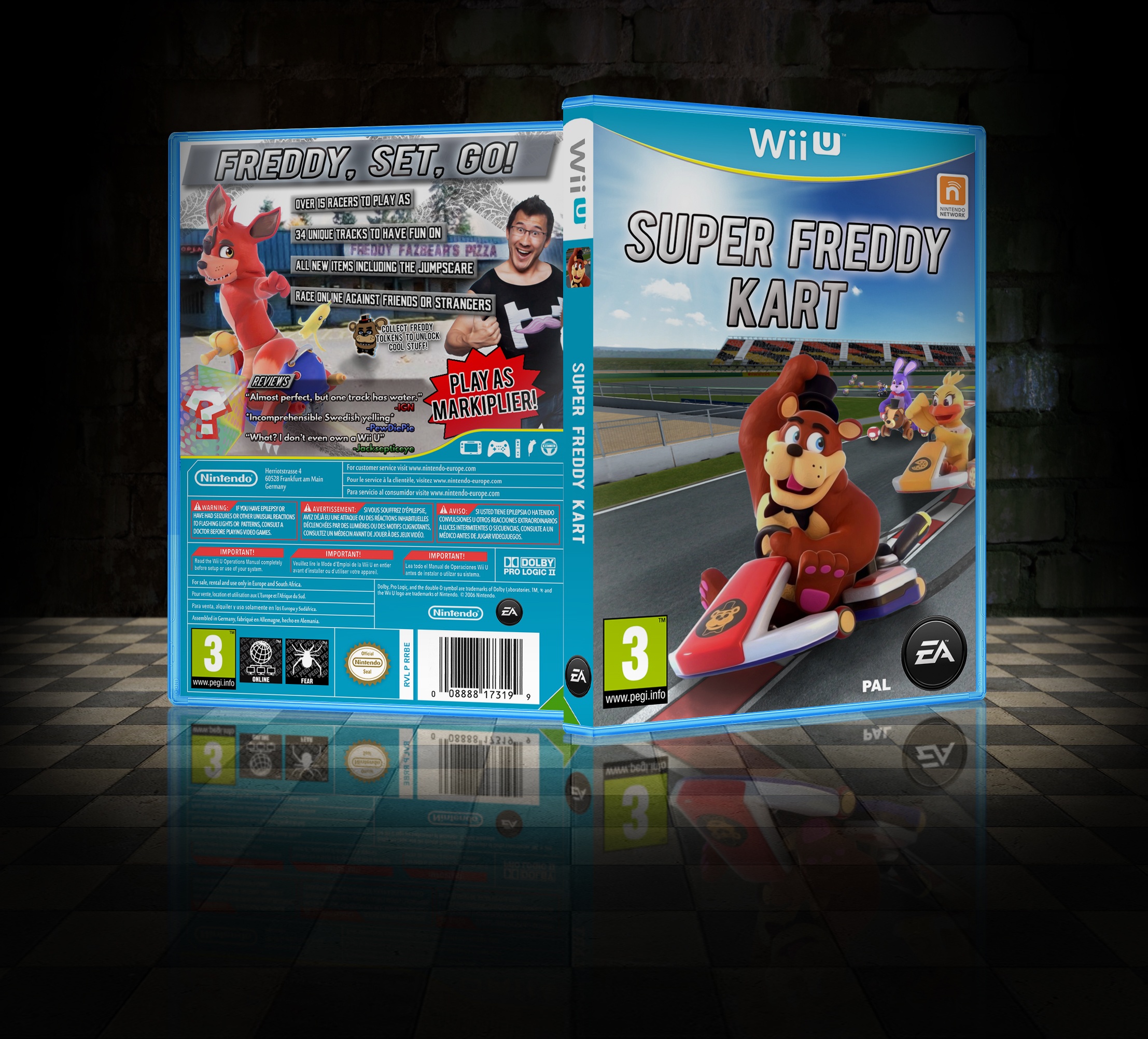 Super Freddy Kart box cover