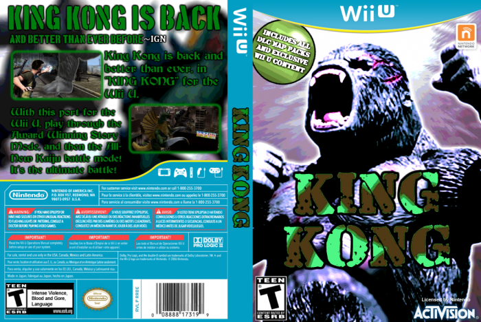 King Kong box art cover