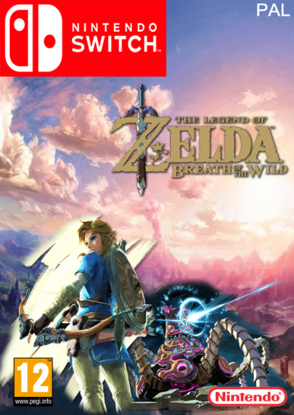Zelda Breath of the Wild *Nintendo Switch* box cover