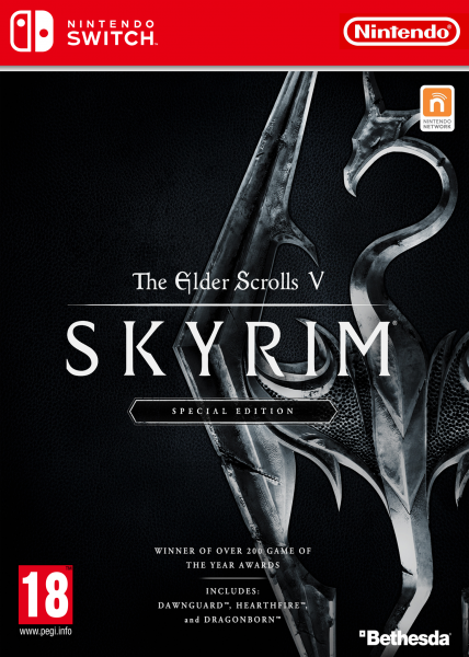 Skyrim Special Edition Nintendo Switch box art cover