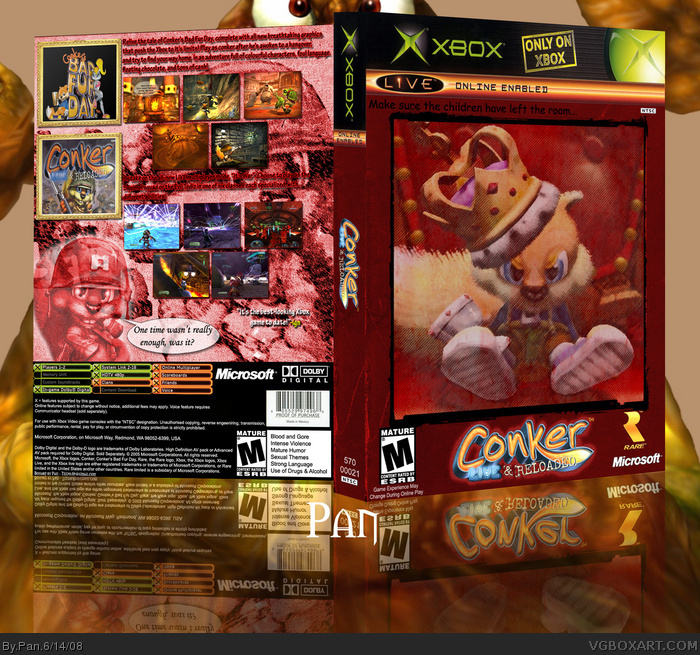 Conker: Live and Reloaded box art cover