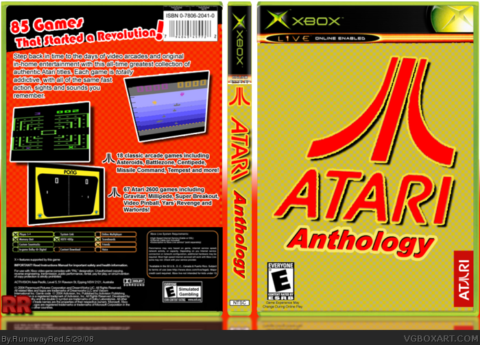 Atari Anthology box art cover
