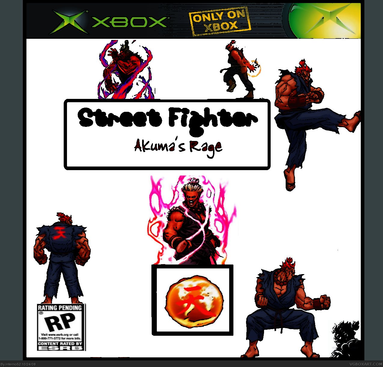 Street Fighter:Akumas Rage box cover