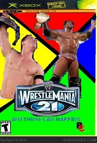 WWE WrestleMania 21 box cover