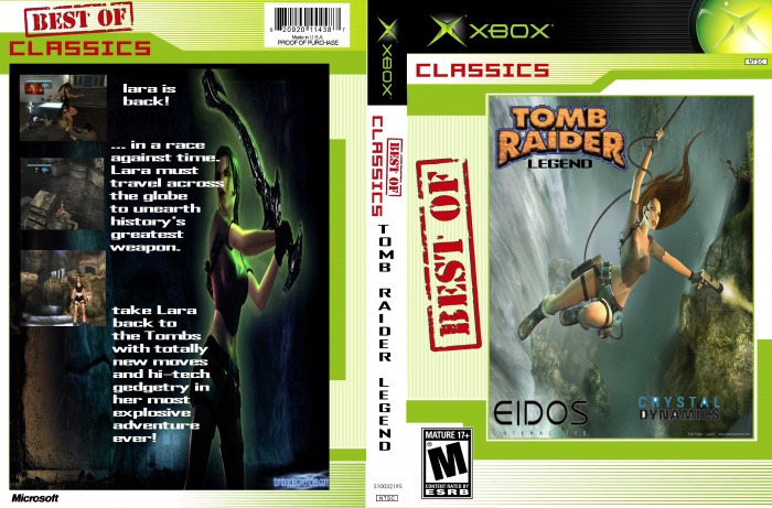 Lara Croft: Tomb Raider Legend box art cover