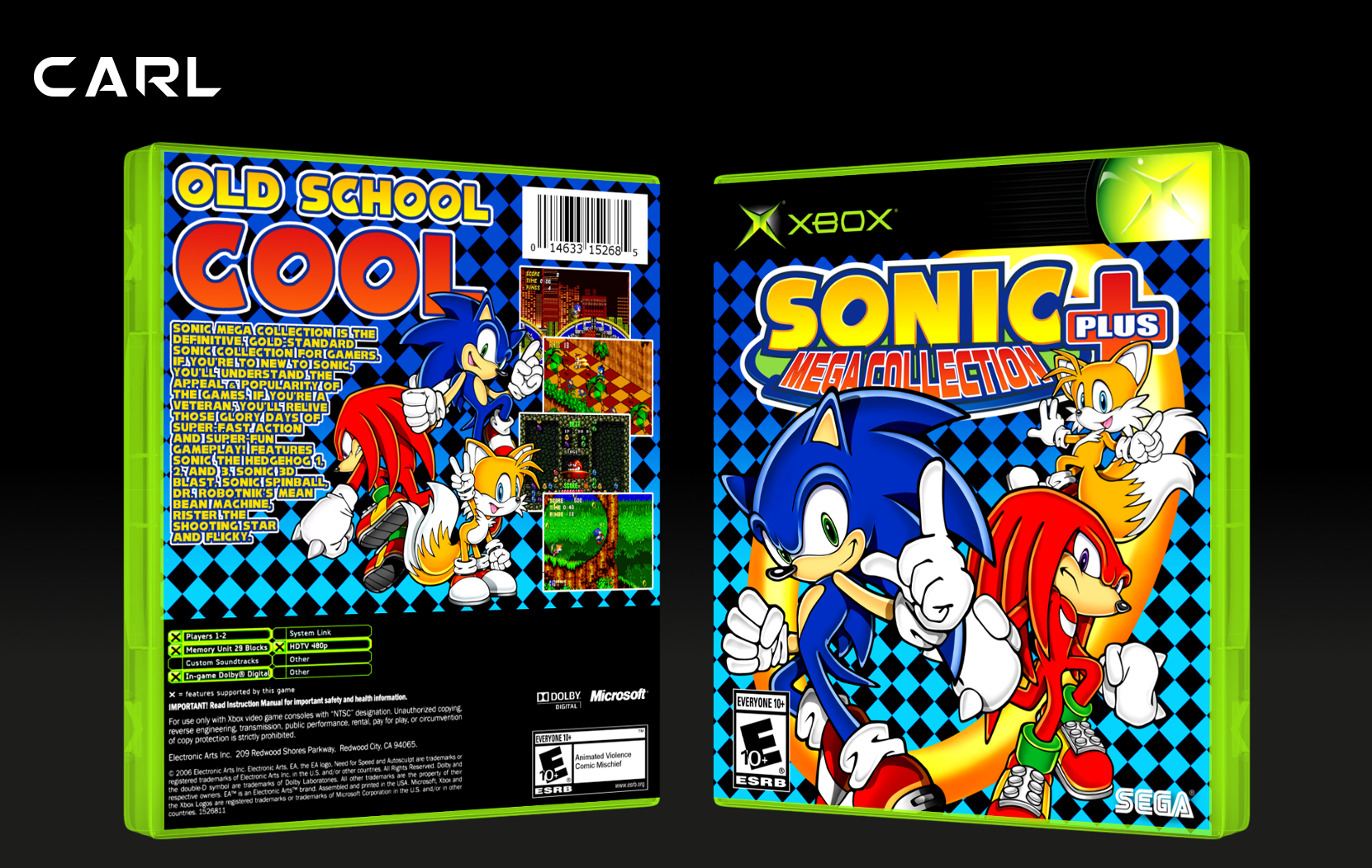 Sonic Mega Collection Plus box cover