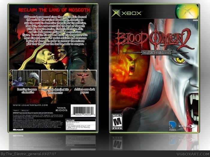 Blood Omen 2: Legacy of Kain box art cover