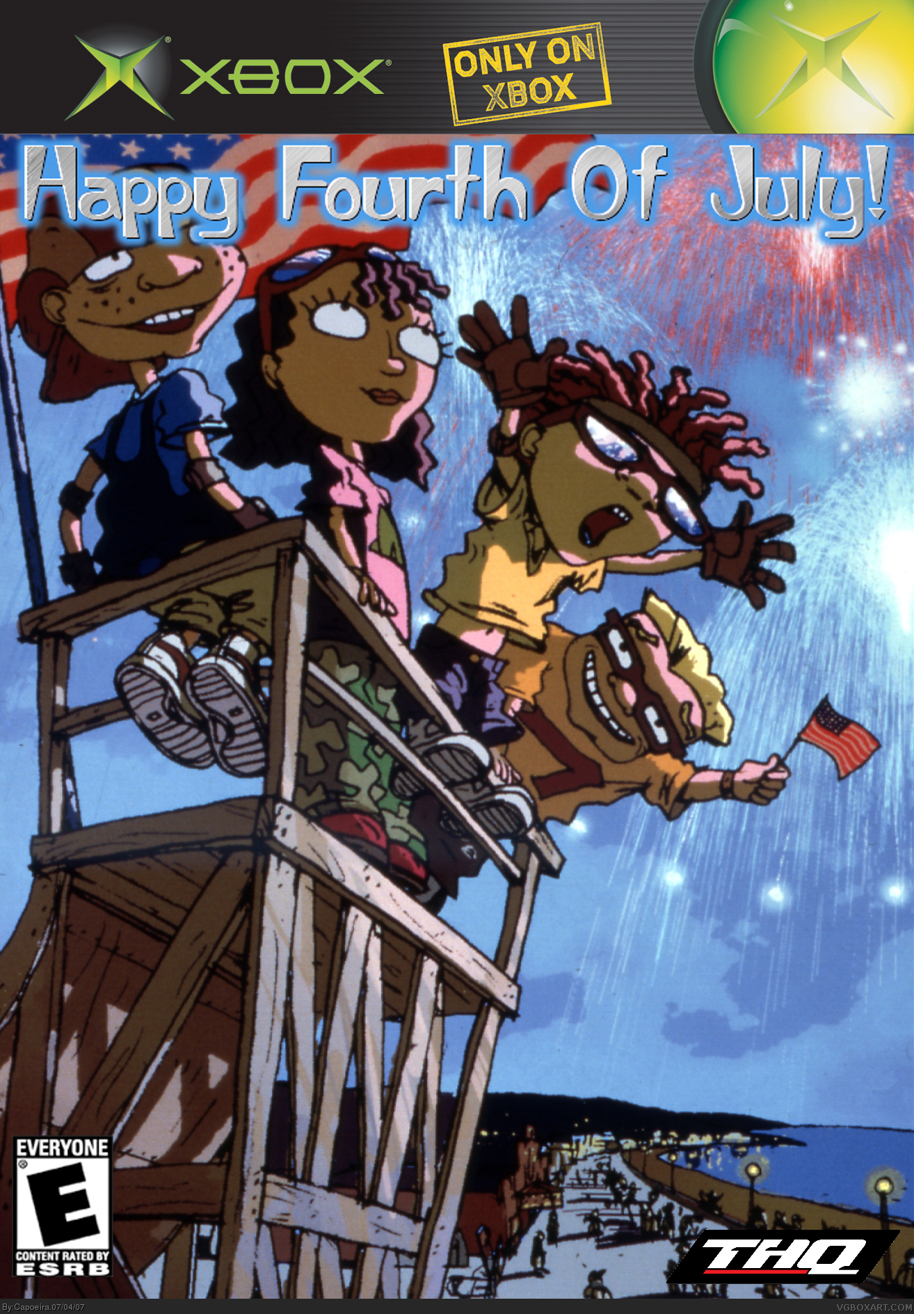 Happy Fourth Of July box cover
