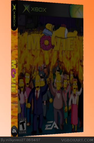 Simpsons Movie box cover