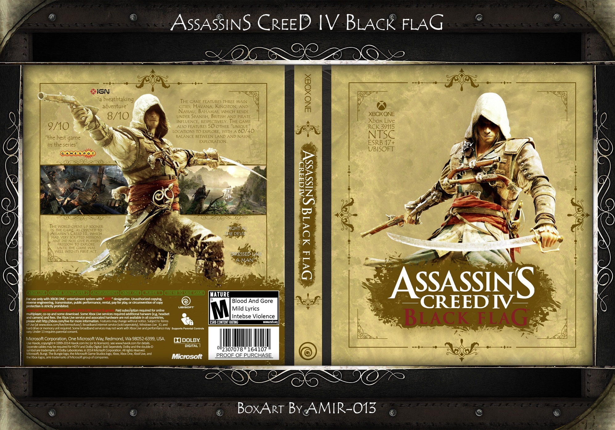 Assassins Creed IV: Black Flag box cover