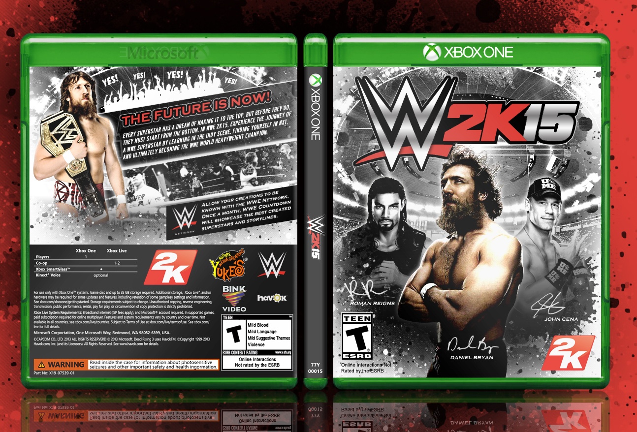 WWE 2K15 box cover