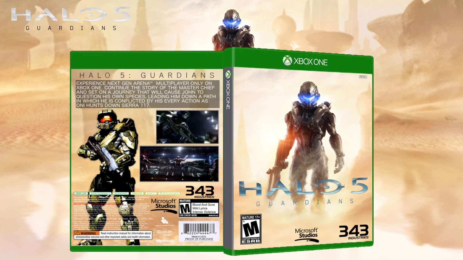 Halo 5: Guardians box cover
