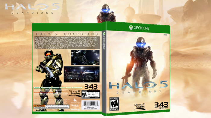 Halo 5: Guardians box art cover