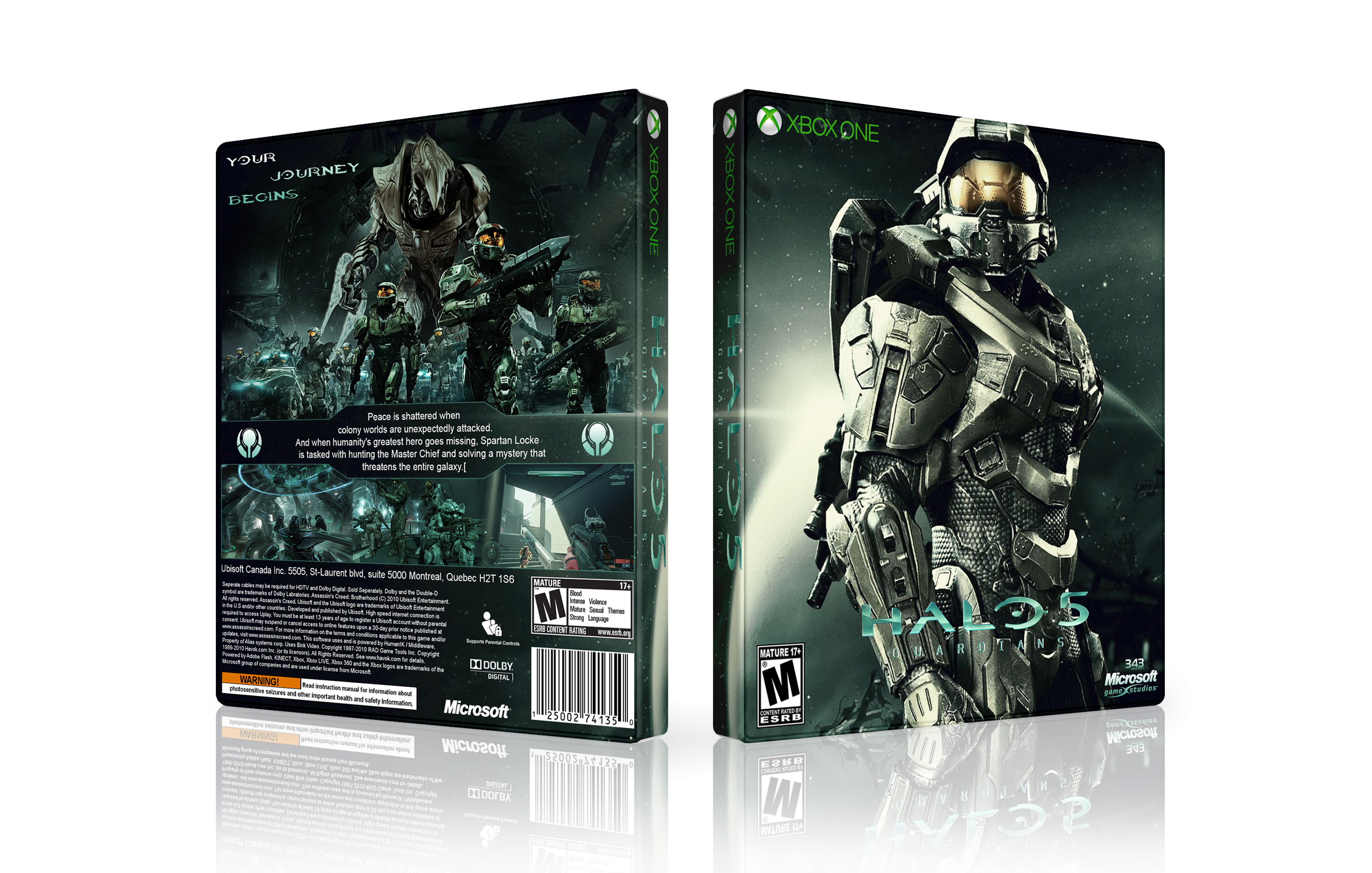 Halo 5 Guardians box cover
