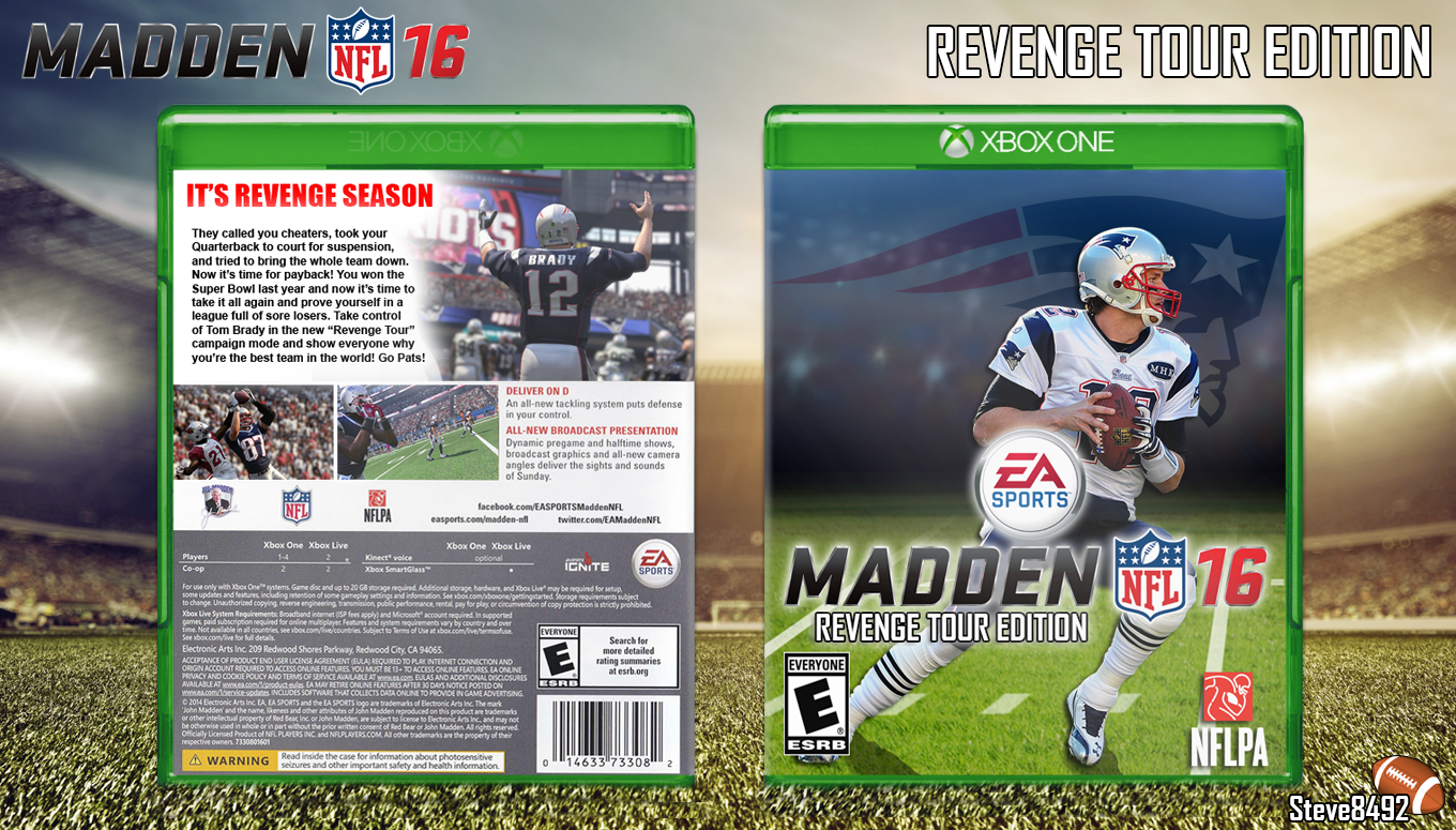 Madden NFL 16 box cover