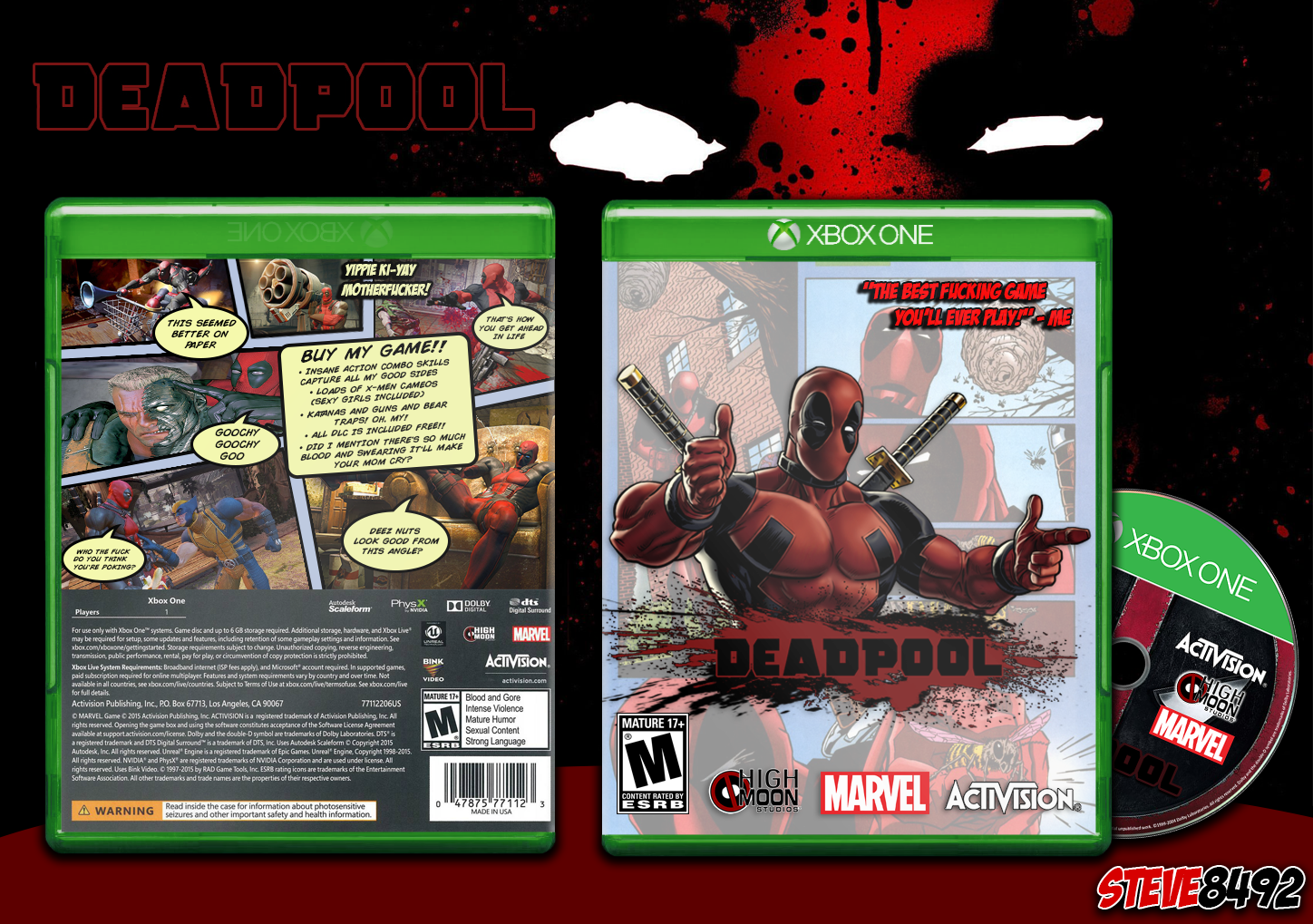 Deadpool box cover