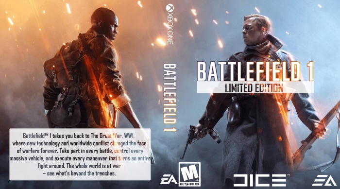 Battlefield 1 box art cover