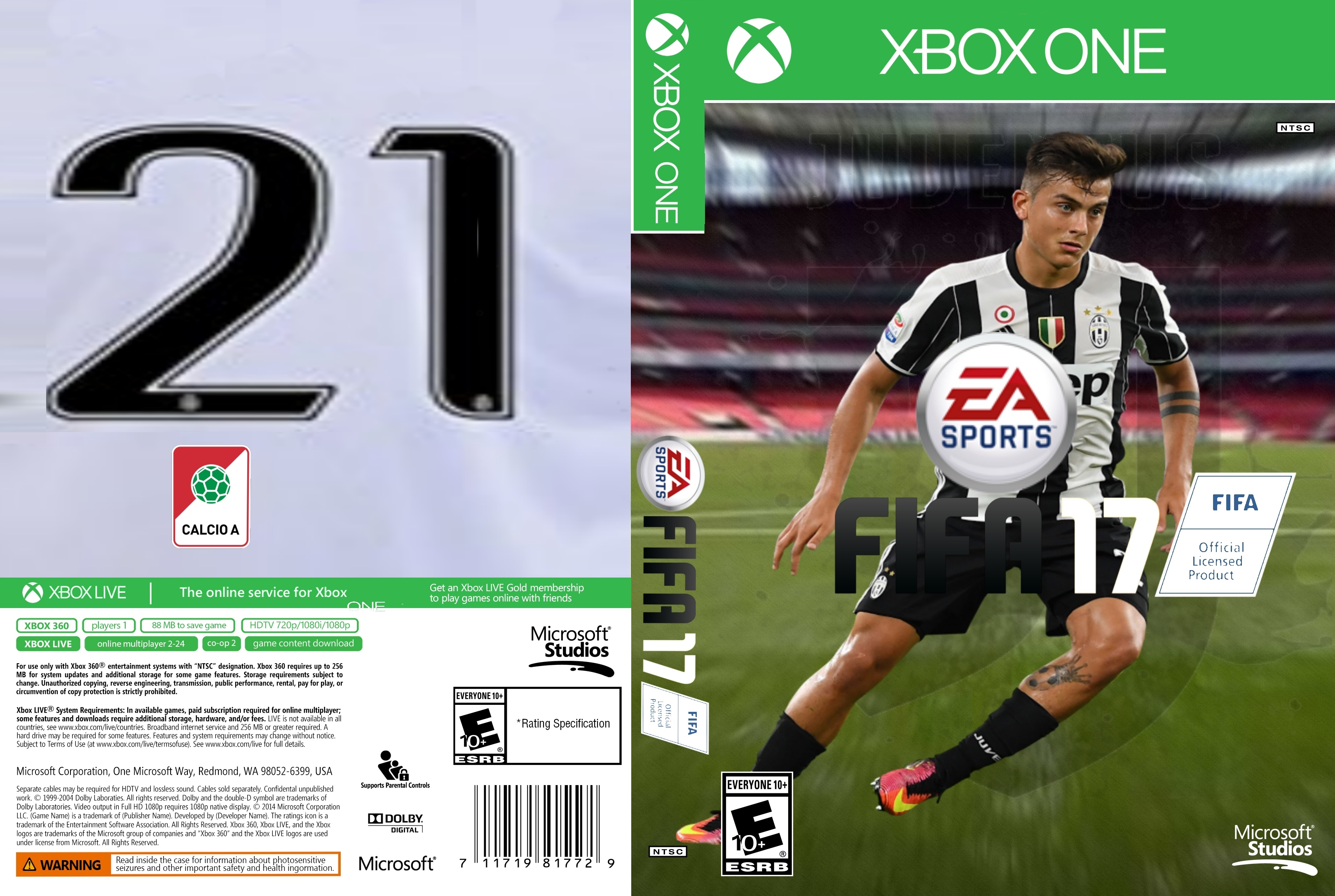 Fifa 17 box cover