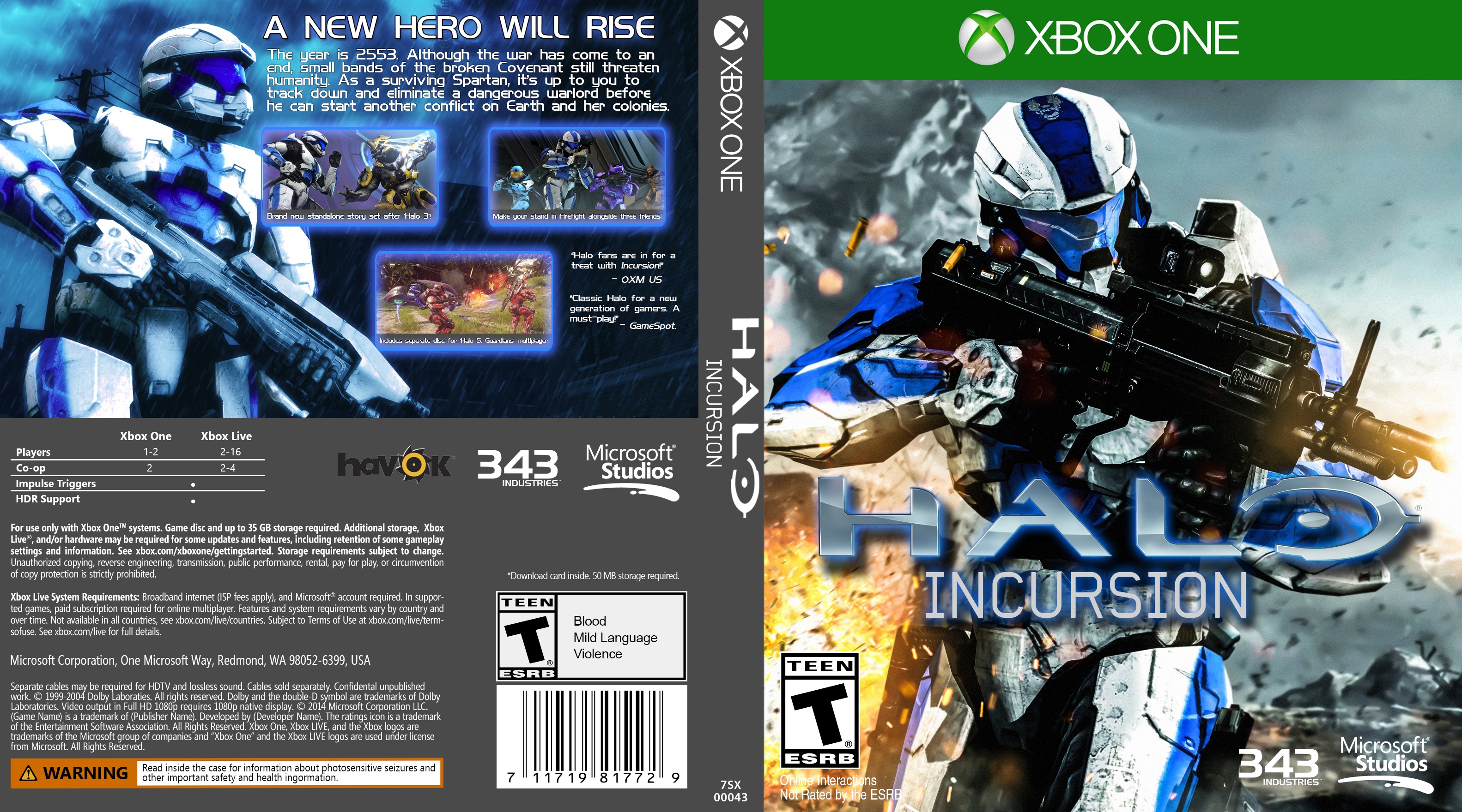 Halo: Incursion box cover