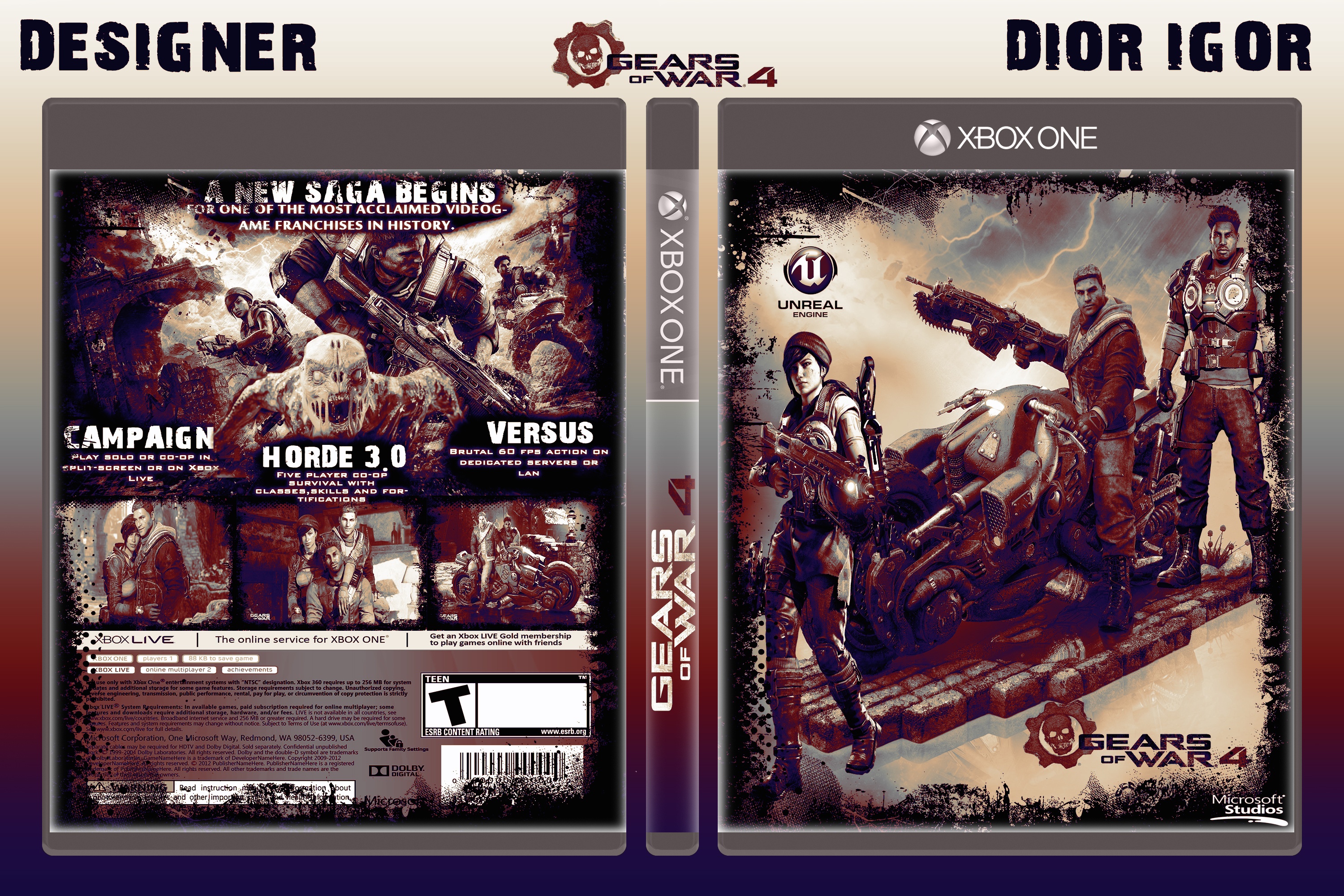 Gears of War 4 box cover
