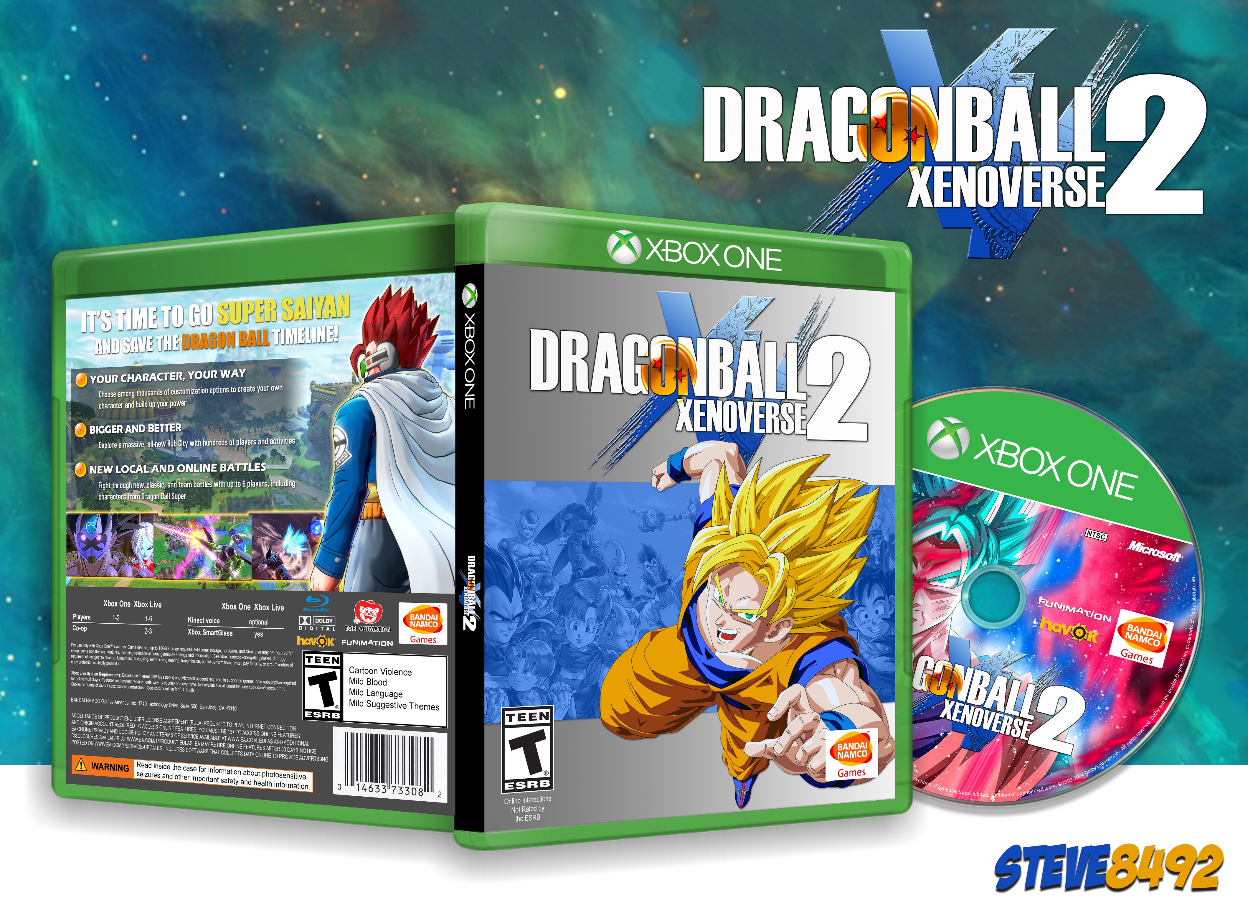 Dragon Ball Xenoverse 2 box cover