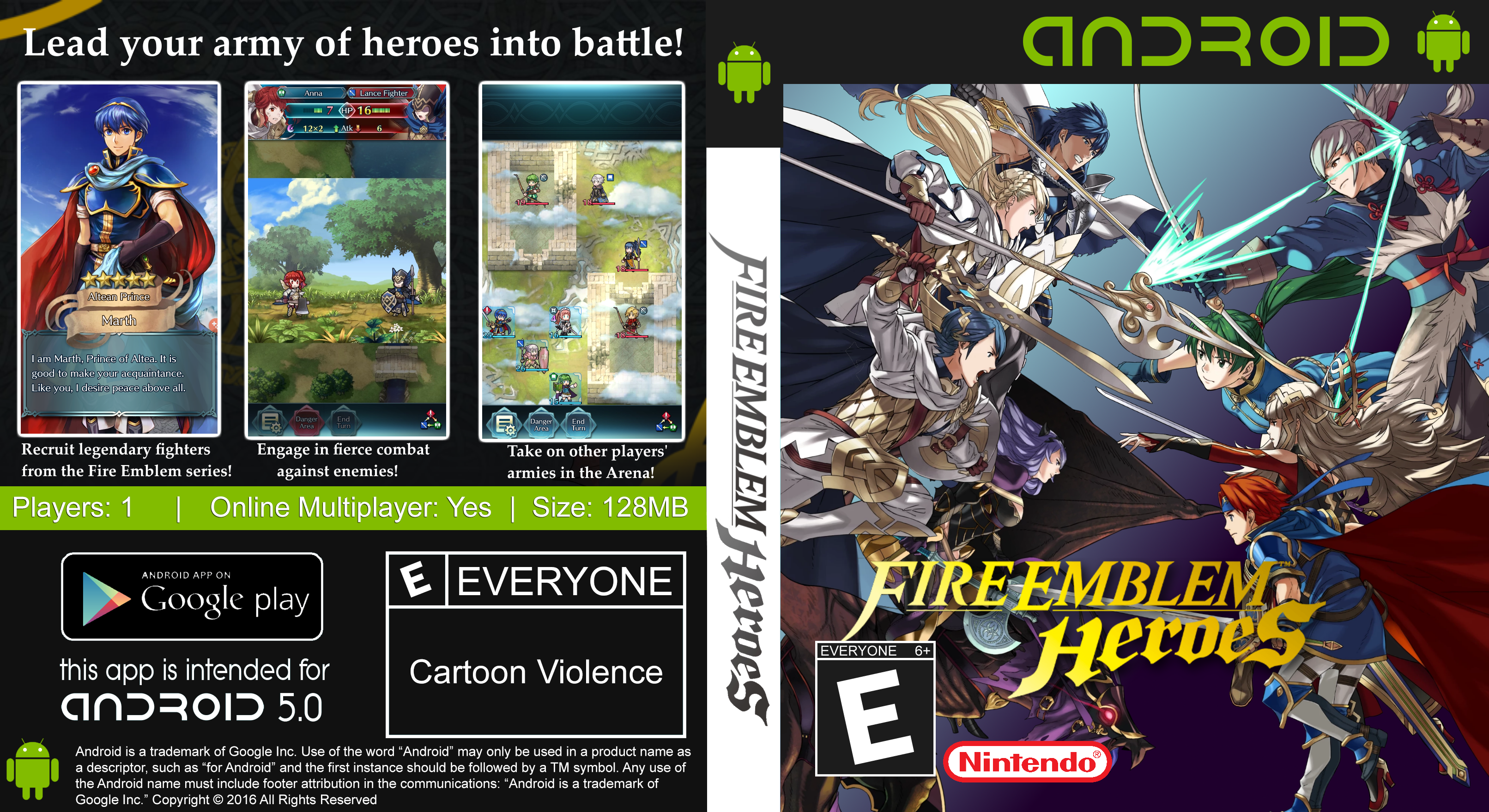 Fire Emblem Heroes box cover