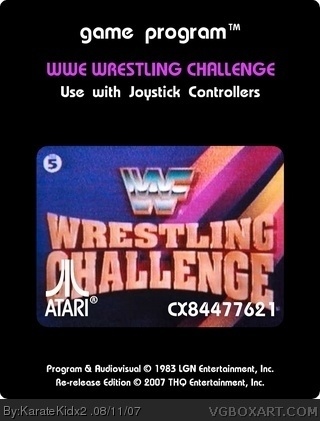 WWE Wrestling Challenge(Rerelease) box art cover