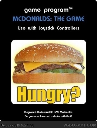 McDonalds: The Game box cover