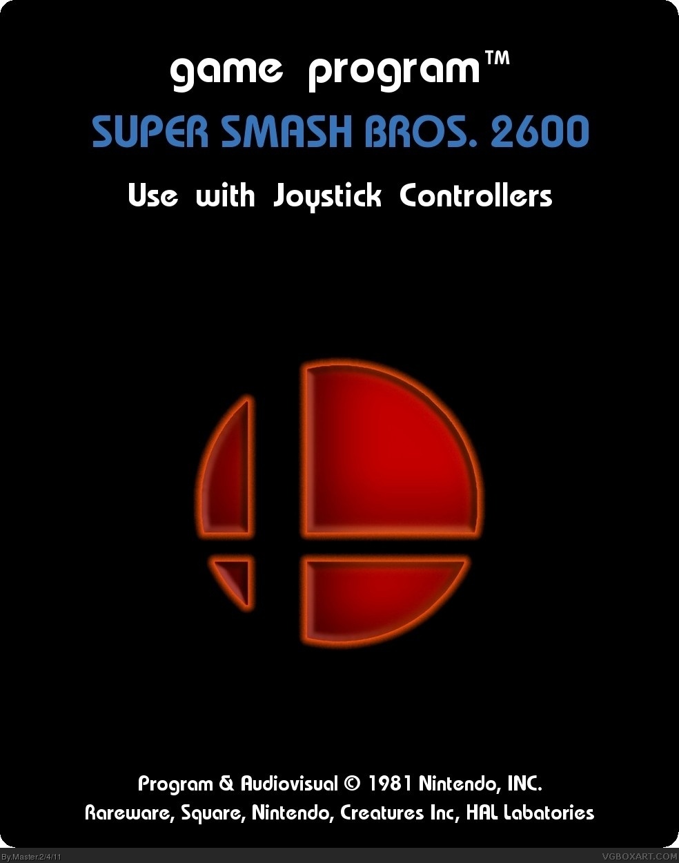 Super Smash Bros. 2600 box cover