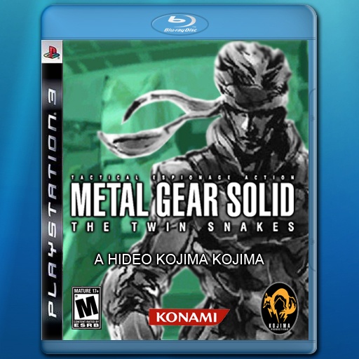 Metal Gear Solid The Twin Snakes PS3 box cover