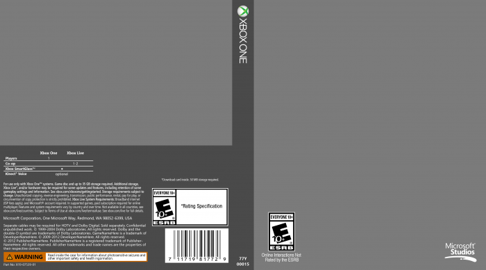XBOX ONE template