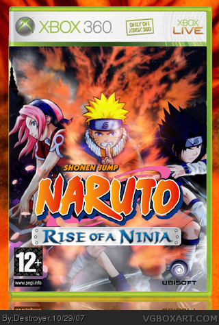 Naruto Rise of a Ninja box cover