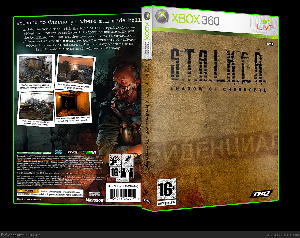 S.T.A.L.K.E.R. Shadow Of Chernobyl box cover