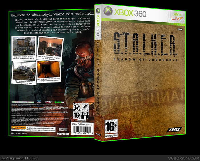 S.T.A.L.K.E.R. Shadow Of Chernobyl box art cover