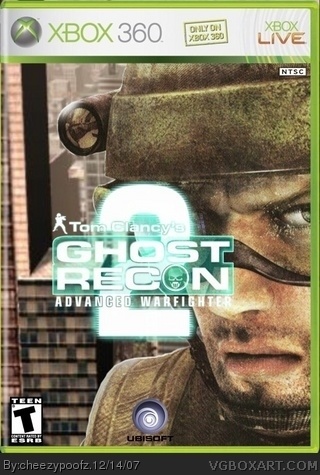 Ghost recon Advanced Warfighter 2 box art cover