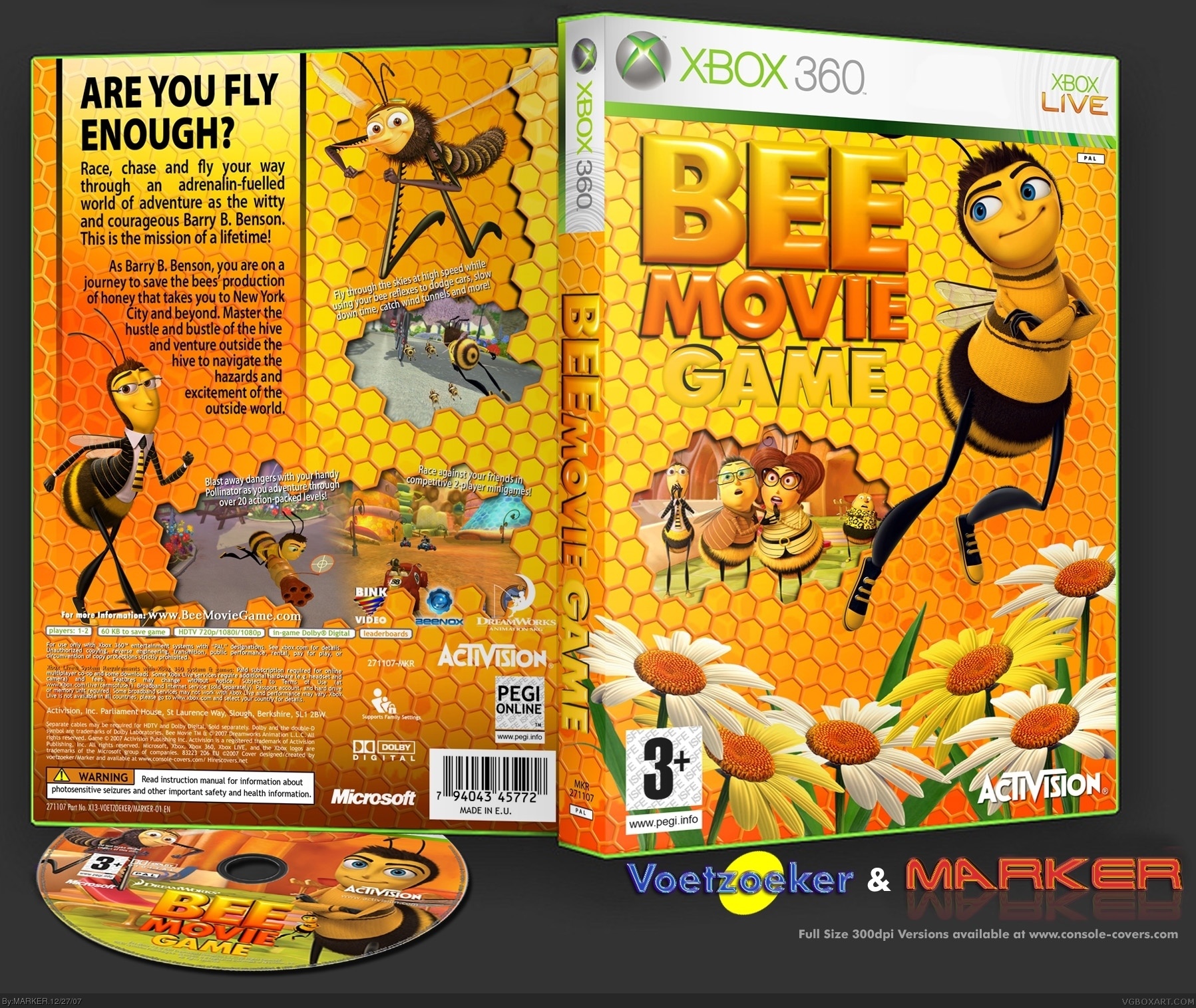Bee Movie Game box cover