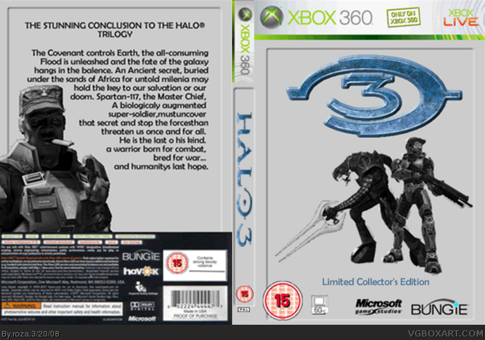 Halo 3 Limited Collector's Edition box art cover