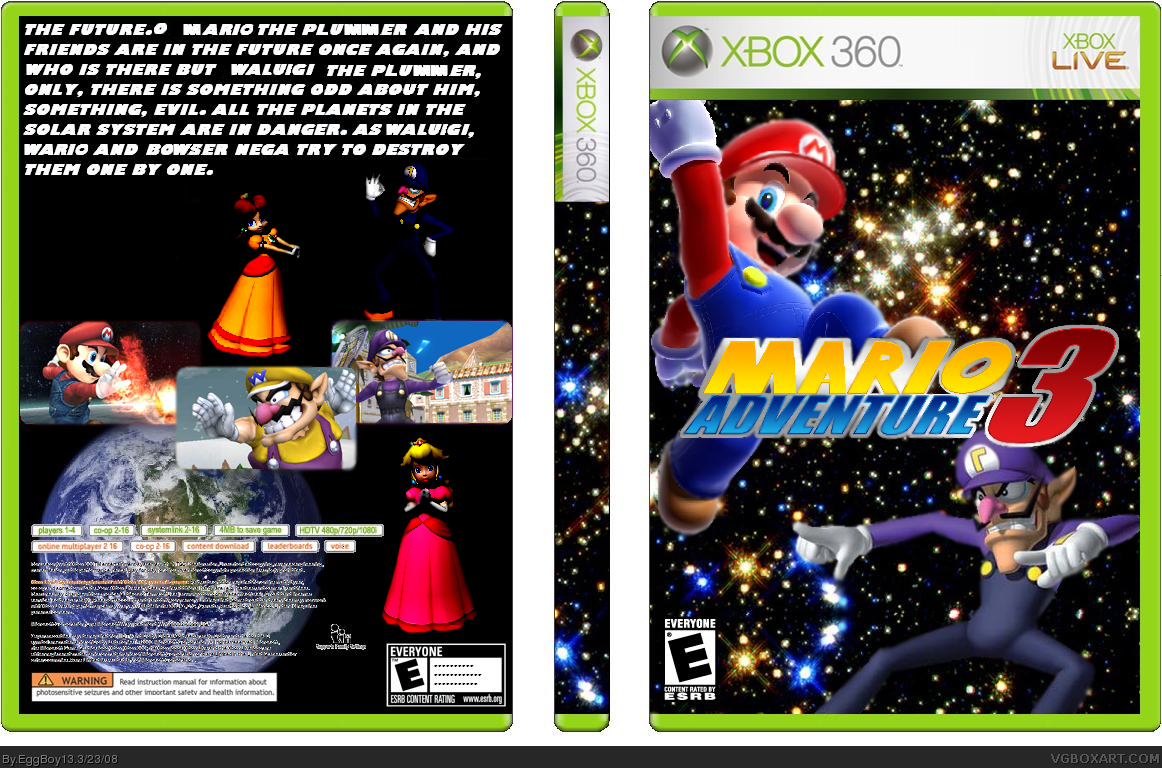 Mario Adventure 3 box cover