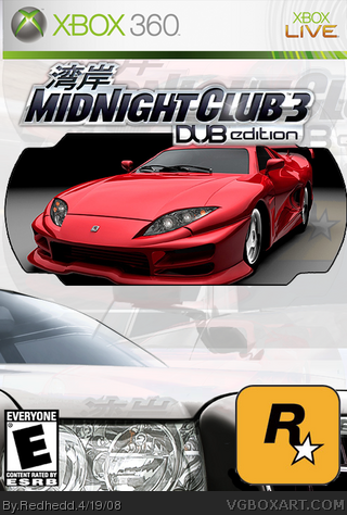 Midnight Club 3 box cover