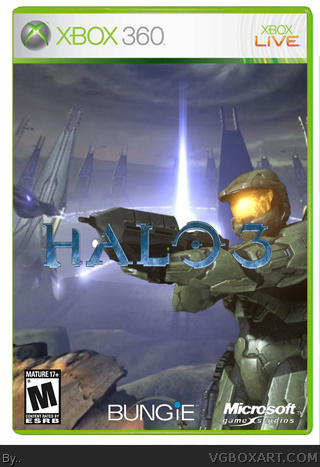 Halo 3 Xbox 360 Box Art Cover by .::mauro::.