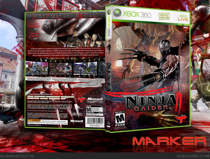 Ninja Gaiden 2 box art cover