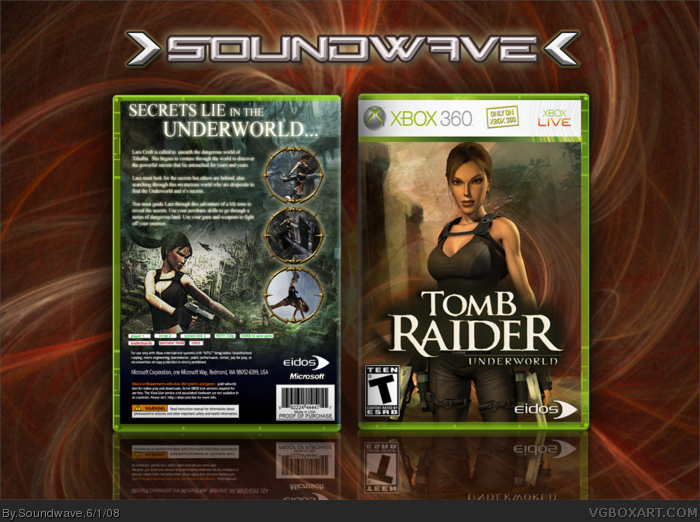 Tomb Raider: Underworld box art cover