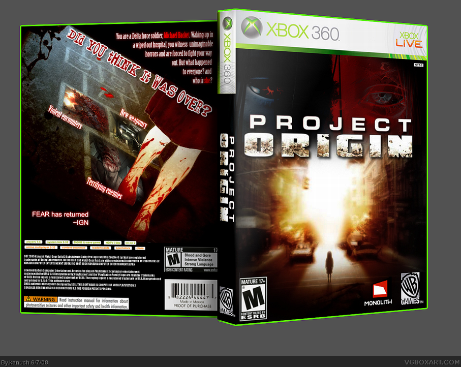 Project Origin box cover