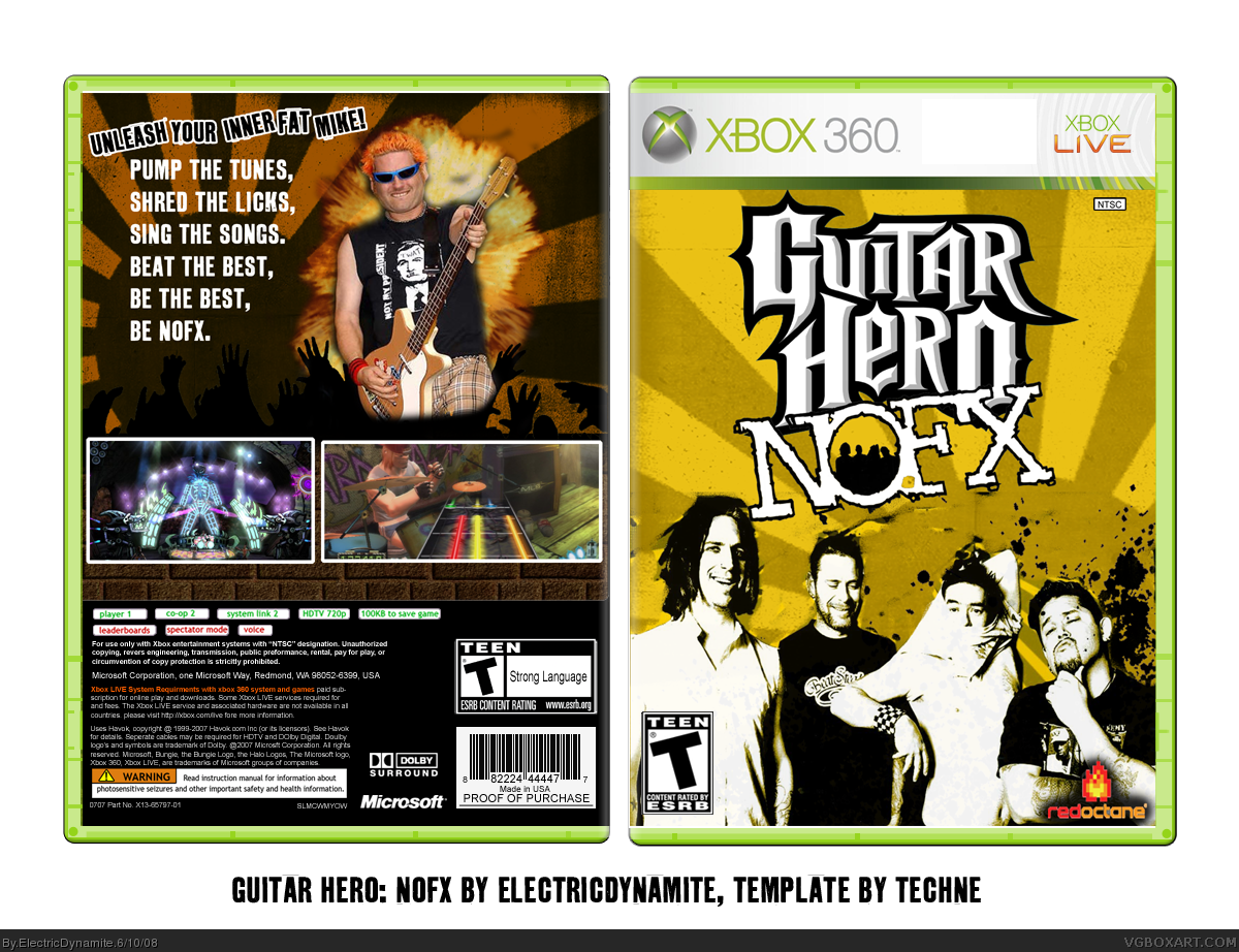 Guitar Hero: NOFX box cover